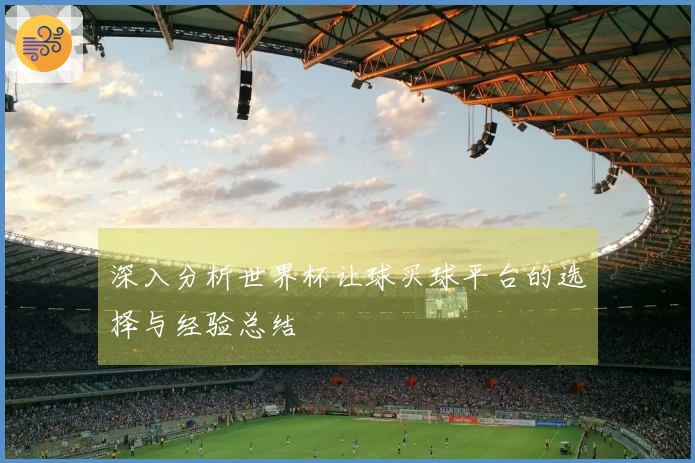 深入分析世界杯让球买球平台的选择与经验总结